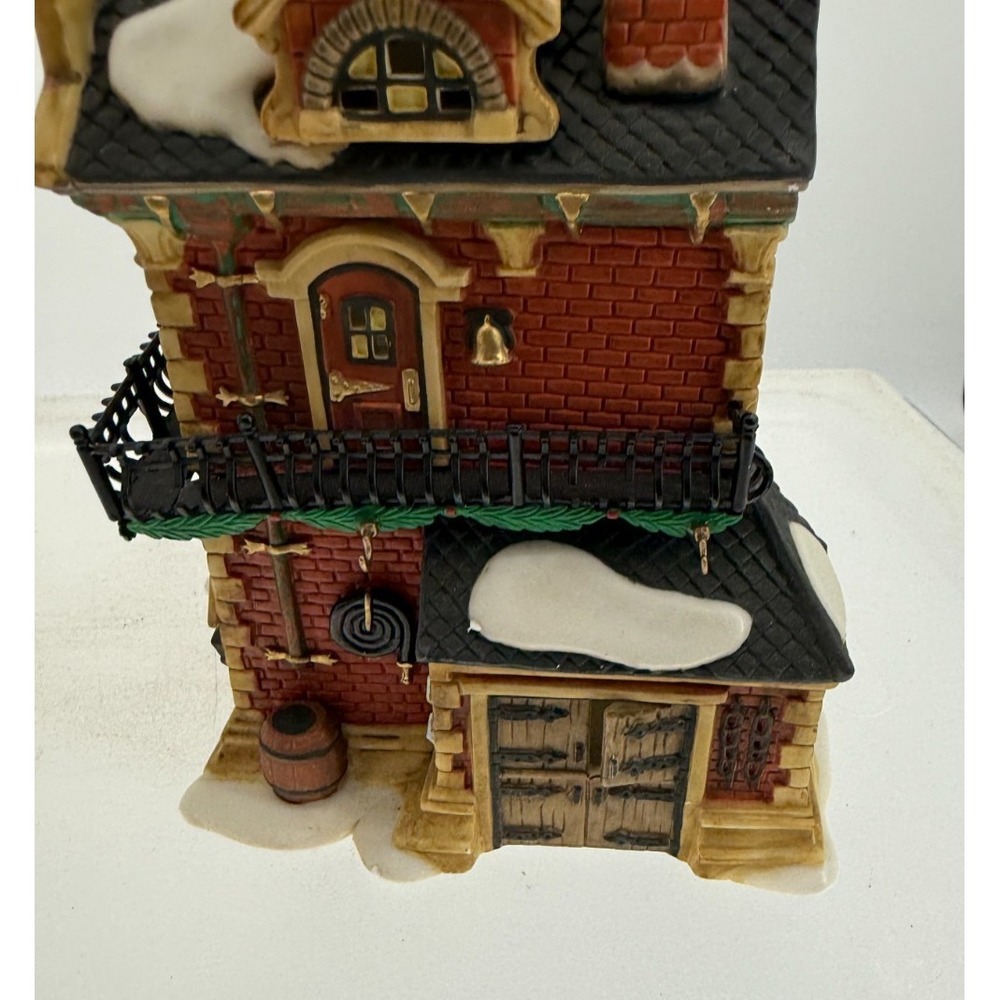Department 56 Lighted Christmas Village Building Ashwick Lane Hose & Ladder No17 - Picture 7 of 10